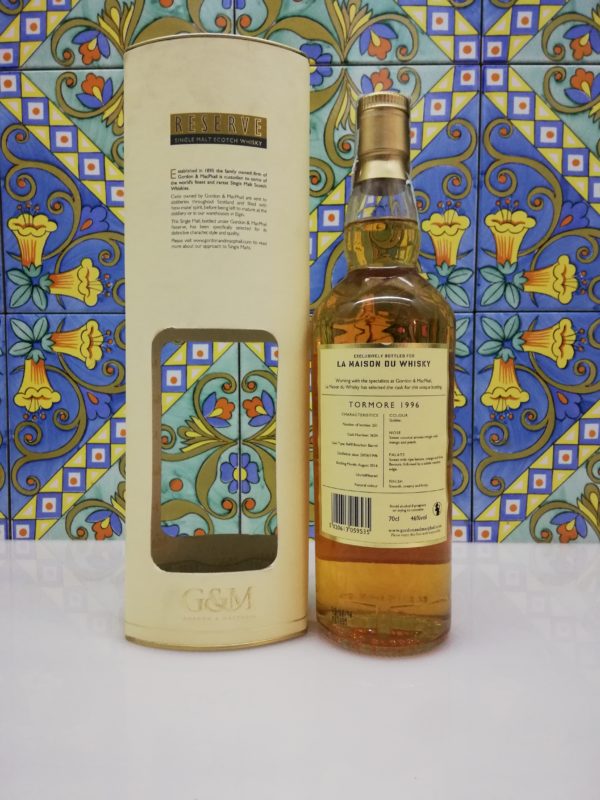 Whisky Tormore 1996 Reserve Speyside LMDW vol 46 cl 70