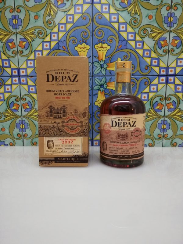 Rum Rhum Depaz 2002 Cask Strength vol 61.6 cl 70