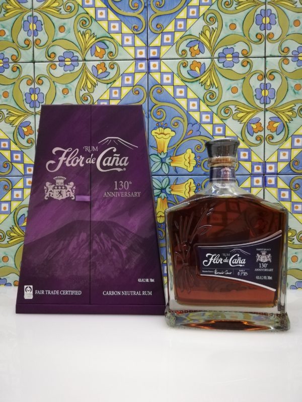 Rum Flor de Cana 130th Anniversary Limited Edition vol 45 % cl 70