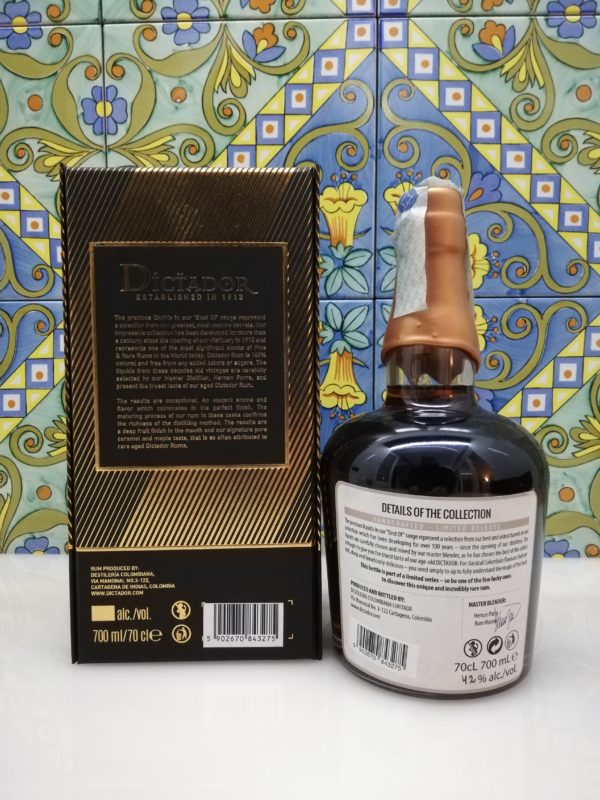 Rum Dictador Best Of 1978 Extremo 40 y.o. vol 42% cl 70