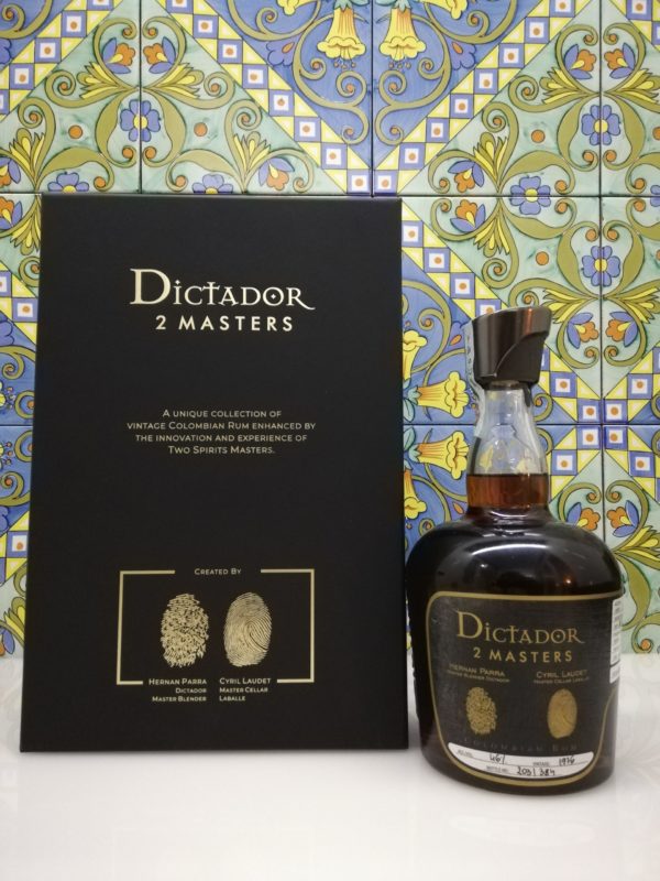 Rum Dictador 2 Masters Laballe 1976 cl 70 vol 46%