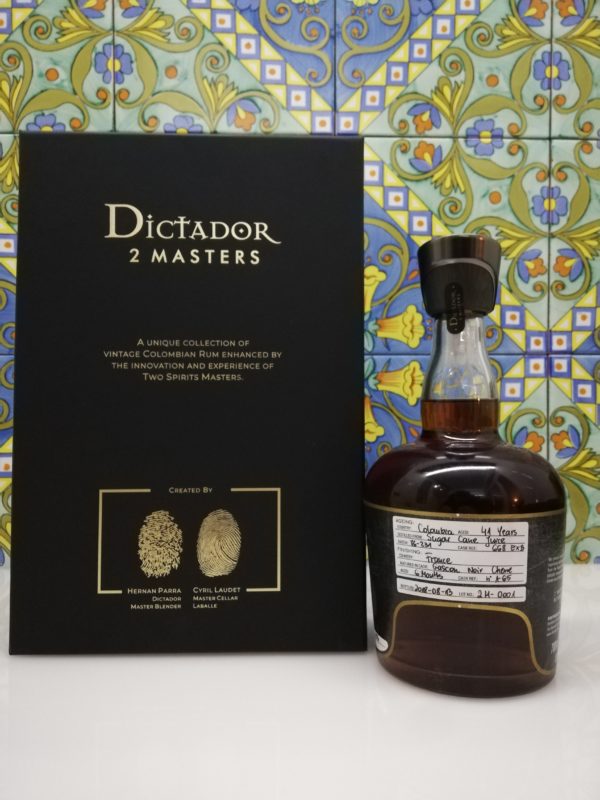 Rum Dictador 2 Masters Laballe 1976 cl 70 vol 46%