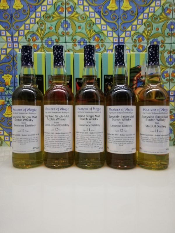 Whisky Release  Masters Of Magic / High Spirits 5x 70 cl
