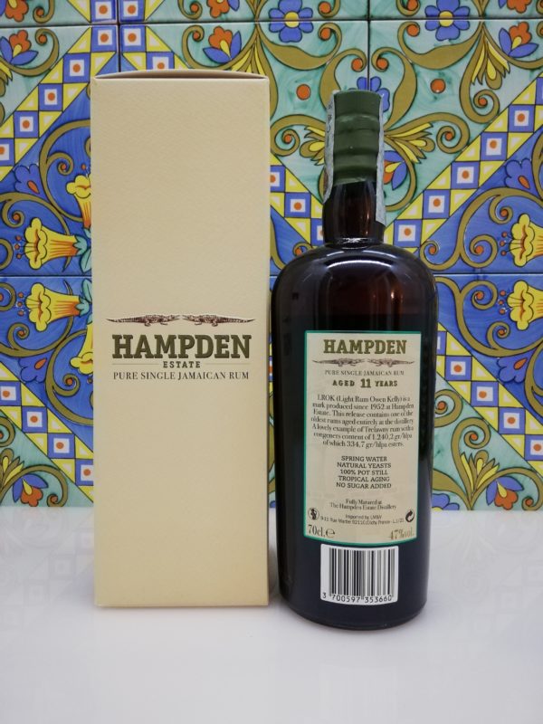 Rum Hampden Estate Lrok 2010 vol 47 % cl 70