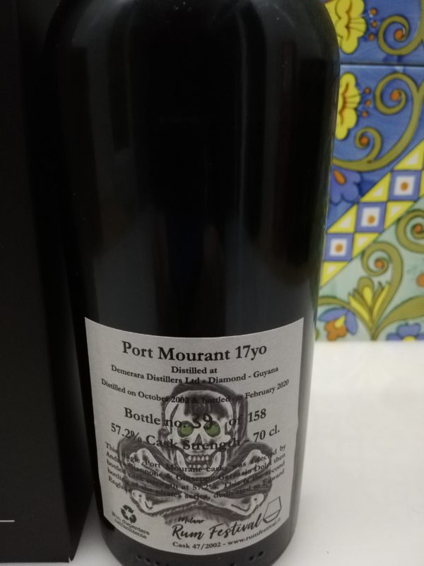 Rum Port Mourant 2002 Single Cask Demerara vol 57.2% cl 70