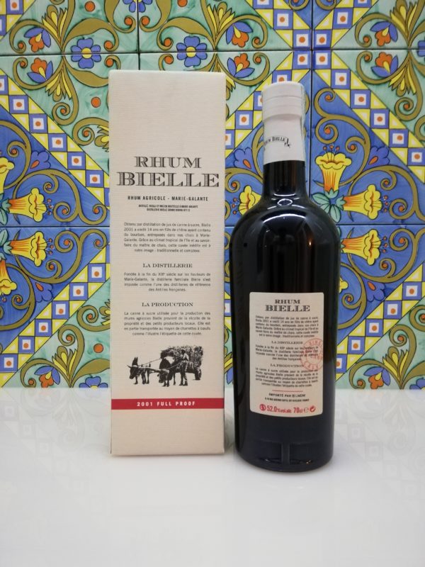 Rum Rhum Bielle 2001 Full Proof vol 52% cl 70