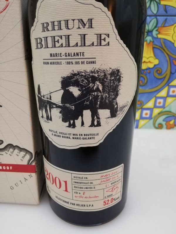 Rum Rhum Bielle 2001 Full Proof vol 52% cl 70