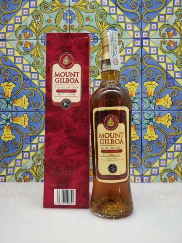 Rum Mount Gilboa Triple Distilled Barbados vol 40% cl 70