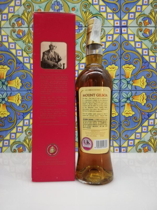 Rum Mount Gilboa Triple Distilled Barbados vol 40% cl 70