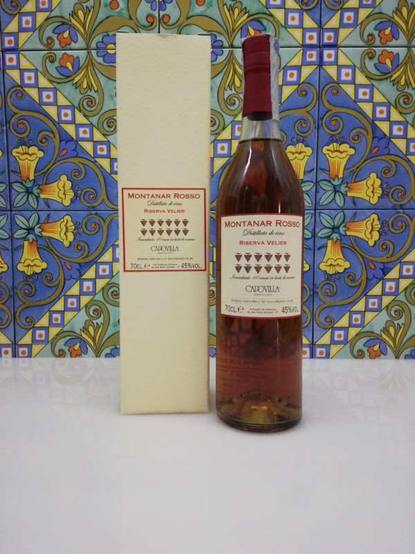 Capovilla Distillato di Vino Montanar Rosso Riserva Velier 10 y.o. cl 70 vol 45