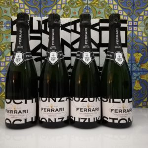 Set Completo Ferrari Trento Doc Cuvee F1 4x cl 75