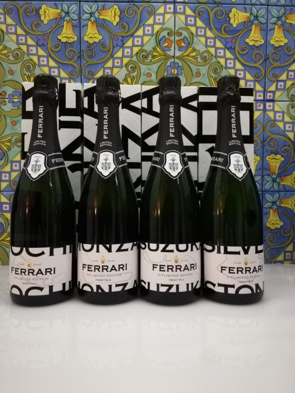 Set Completo Ferrari Trento Doc Cuvee F1 4x cl 75