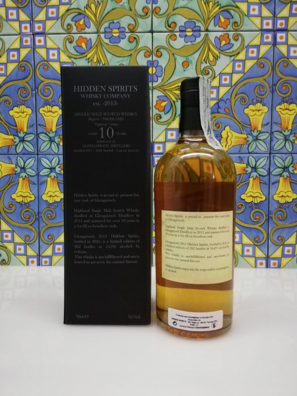 Whisky Glengarioch 10 y.o. 2011/2021 cl 70 vol 54.6% – Hidden Spirits