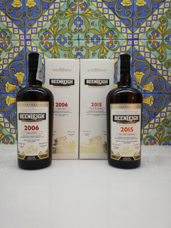 Rum Set Beenleigh 2006-2015 Fine Australian Rum 2xcl 70