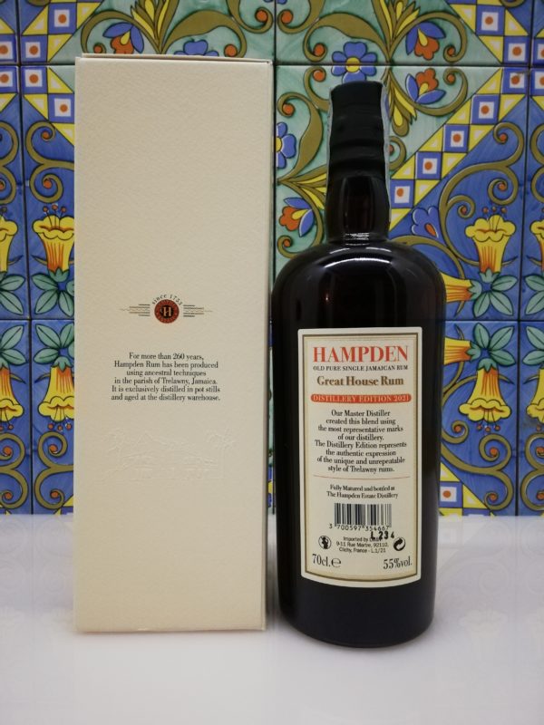 Rum The Hampden Great House 2021 cl 70 vol 55% – Velier