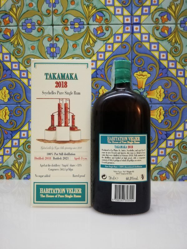 Rum Habitation Velier Takamaka 2018 vol 60.8% cl 70