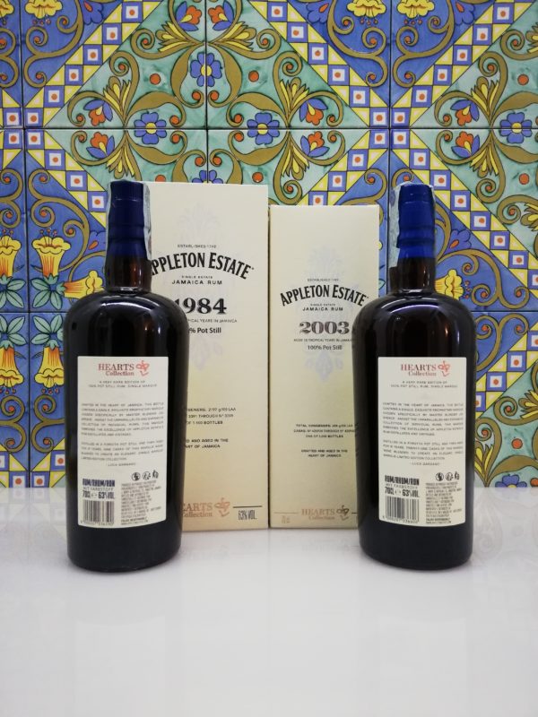 Rum Appleton Estate Hearts Collection 1984 & 2003 Jamaica 2x 70 cl