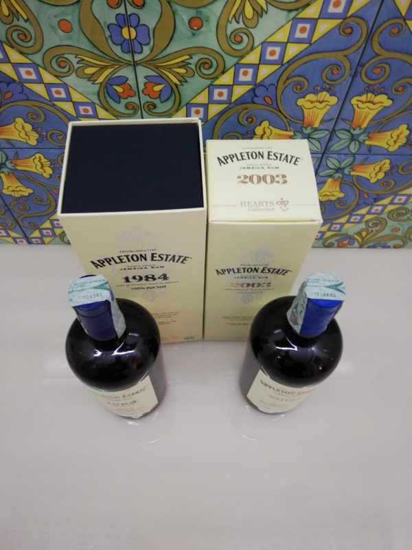 Rum Appleton Estate Hearts Collection 1984 & 2003 Jamaica 2x 70 cl