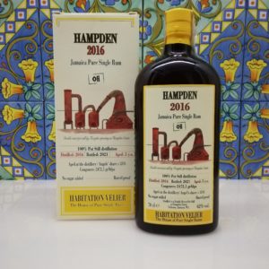 Rum Habitation Hampden Diamond H 2016 cl 70 vol 62% – Velier