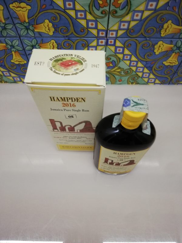 Rum Habitation Hampden Diamond H 2016 cl 70 vol 62% – Velier