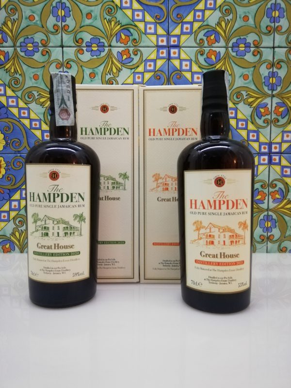 Rum Hampden The Great House set 2020-2021 cl 70 x 2