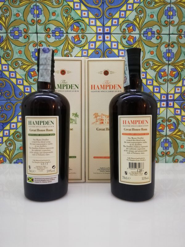 Rum Hampden The Great House set 2020-2021 cl 70 x 2