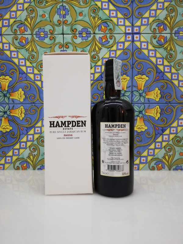 Rum Hampden Estate Pagos Jamaican cl 70 vol 52%