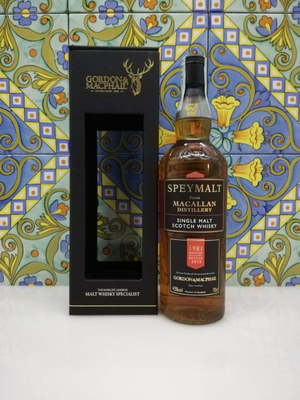 Whisky The Macallan 1981 Gordon&Macphail vol 43% cl 70