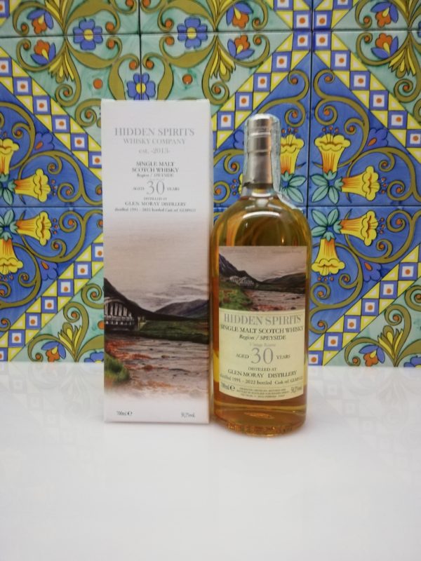 Whisky Glen Moray 1991 Speyside 30 y.o. – Hidden Spirits cl 70 vol 50.1%