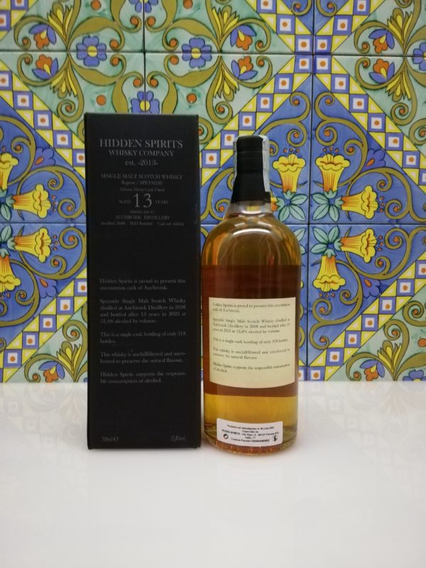 Whisky Auchroisk 2008 Hidden Spirits 2008 cl 70 vol 52.4%