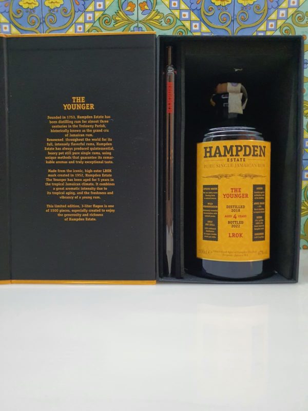 Rum Hampden Estate LROK 2018 The Younger cl 300 vol 47%