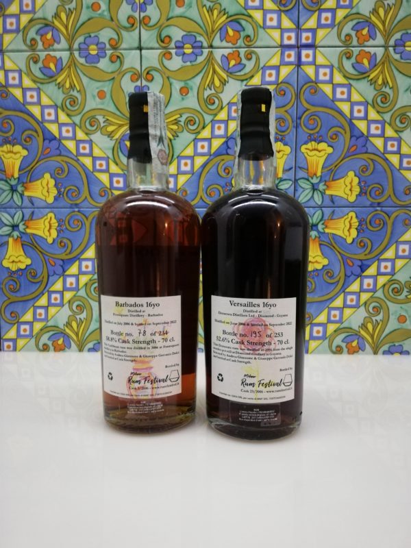 Rum Milano Festival Barbados 2006 – Versailles 2006 Single Cask 2x70cl