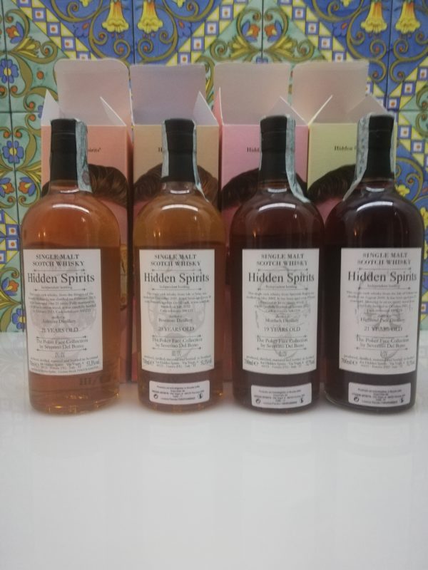 Whisky Hidden Spirits THE POKER FACE COLLECTION 4 x cl 70