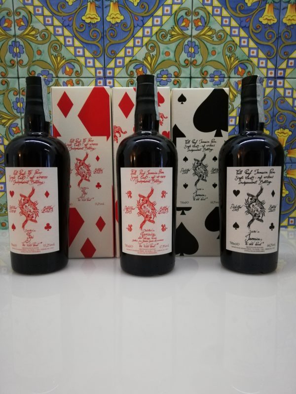 Rum The Wild Parrot Full set “BlackJack” Bottled 2023 3 x cl 70