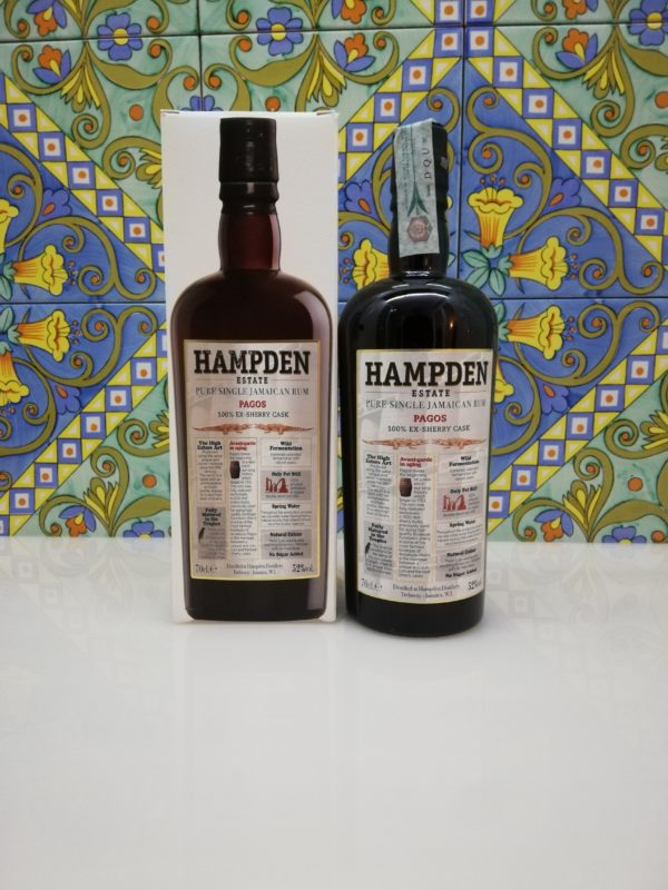 Rum Hampden Estate Pagos  2023 Jamaican cl 70 vol 52%