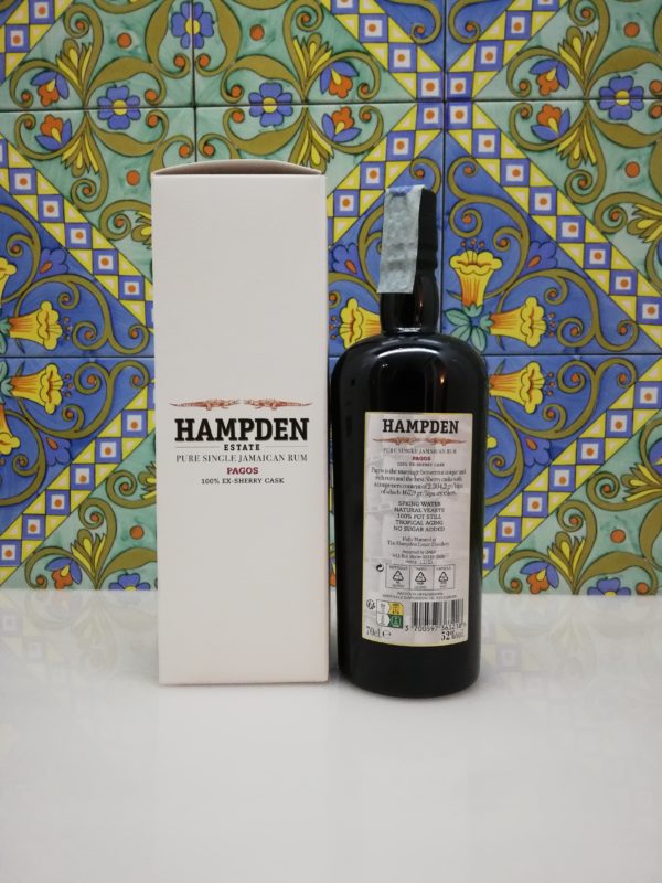 Rum Hampden Estate Pagos  2023 Jamaican cl 70 vol 52%